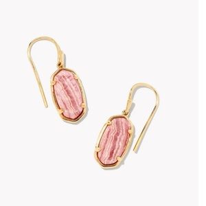 Kendra Scott Lee 18k Gold Vermeil Drop Earrings in Pink